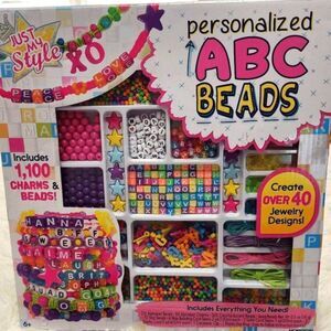 JUST MY STYLE Personalized ABC Beads NEW